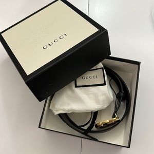 Gucci belt 1in 37in in length